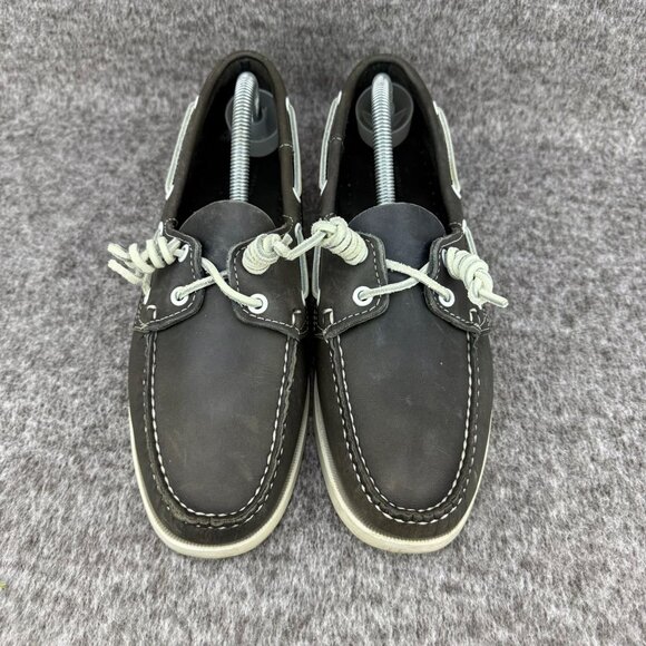 ✅Womens 11M Sebago Boat Shoes Brown Authentic Dockside Leather Slip On Loafers - Picture 7 of 10